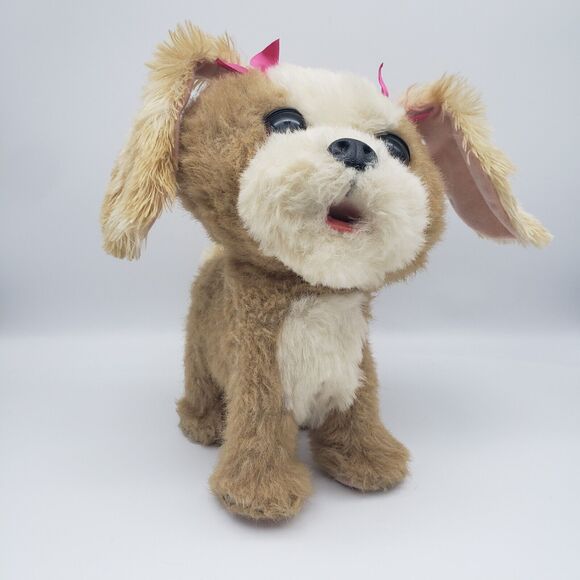 FurReal Friends Happy to See Me Dog Barks Begs Walks Interactive Toy Puppy VIDEO - Picture 1 of 7